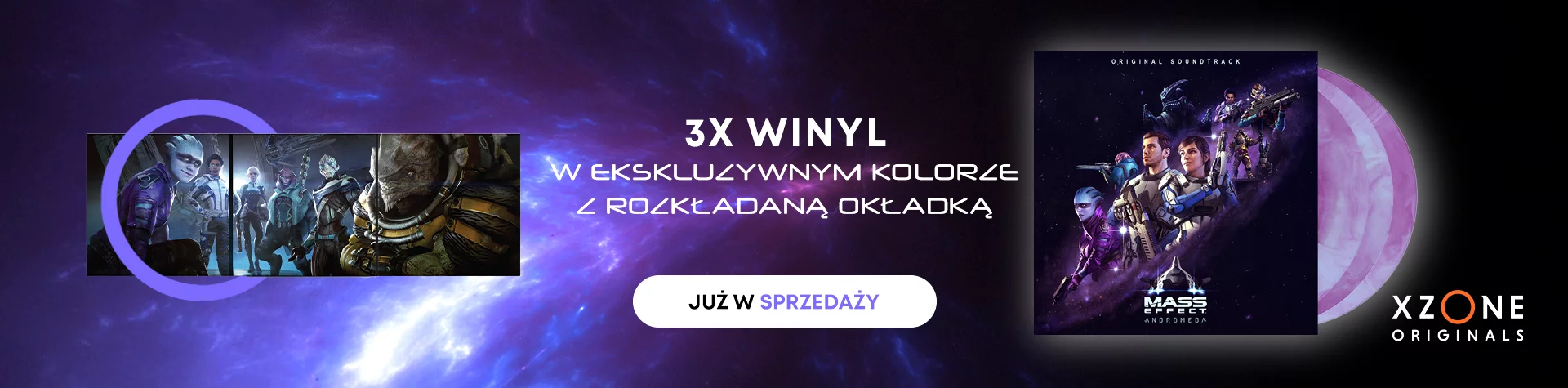 Oficjalny soundtrack Mass Effect: Andromeda na 3x LP (Xzone Exclusive)  