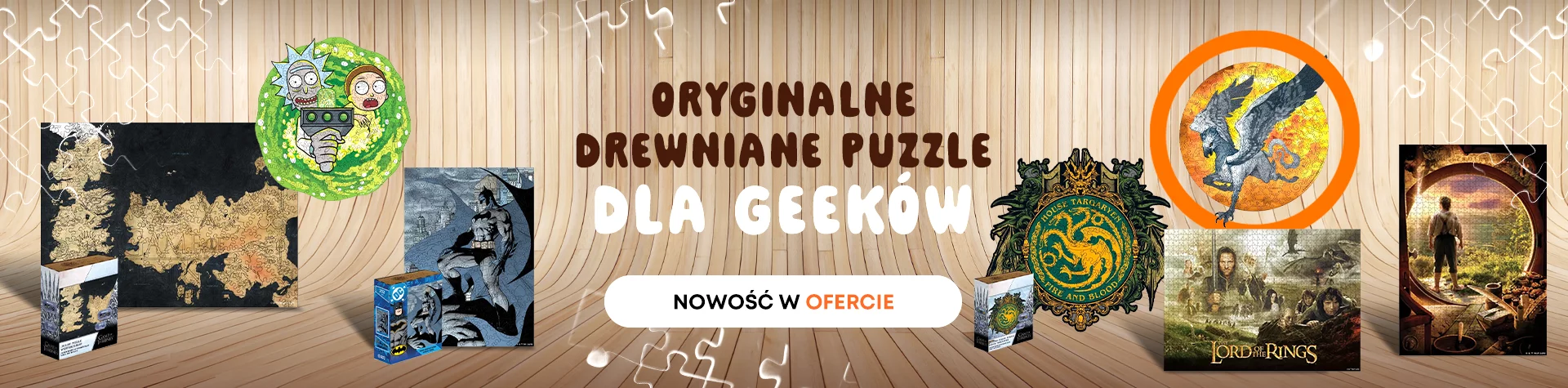Dřevěné puzzle 
