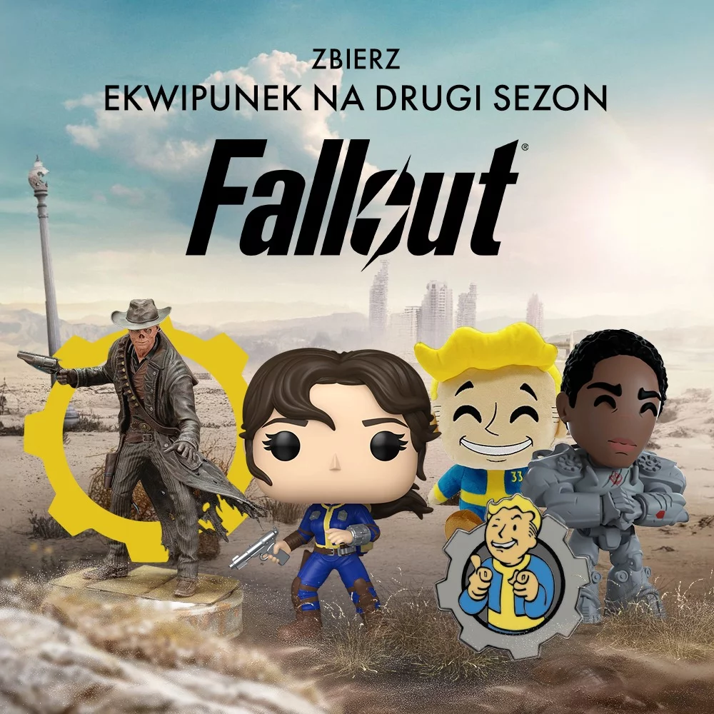 Fallout, FalloutSeason2, PrimeVideo, FalloutAmazon, VaultBoy, Merch, Figurki, Pustkowia, xzonepl