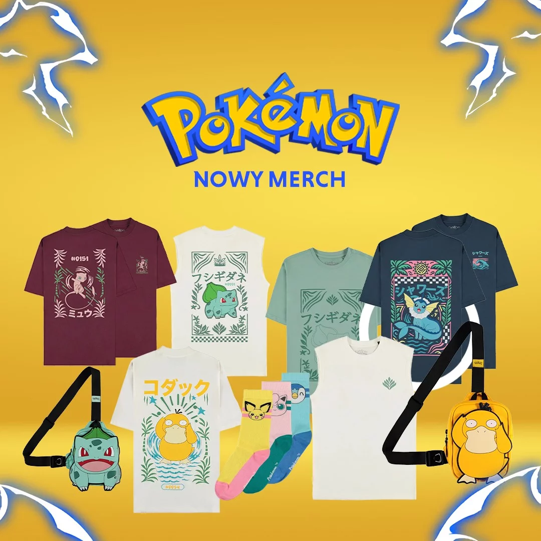 Pokemon, Pokemon30, PokemonAnniversary, Vaporeon, Psyduck, Pichu, Mew, Merch, Odzież, xzonepl
