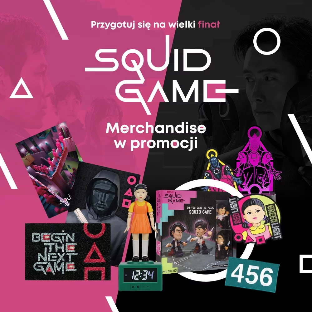 SquidGame, SquidGamePolska, NetflixPolska, Popkultura, Gadżety, Serial, Promocja, xzonepl