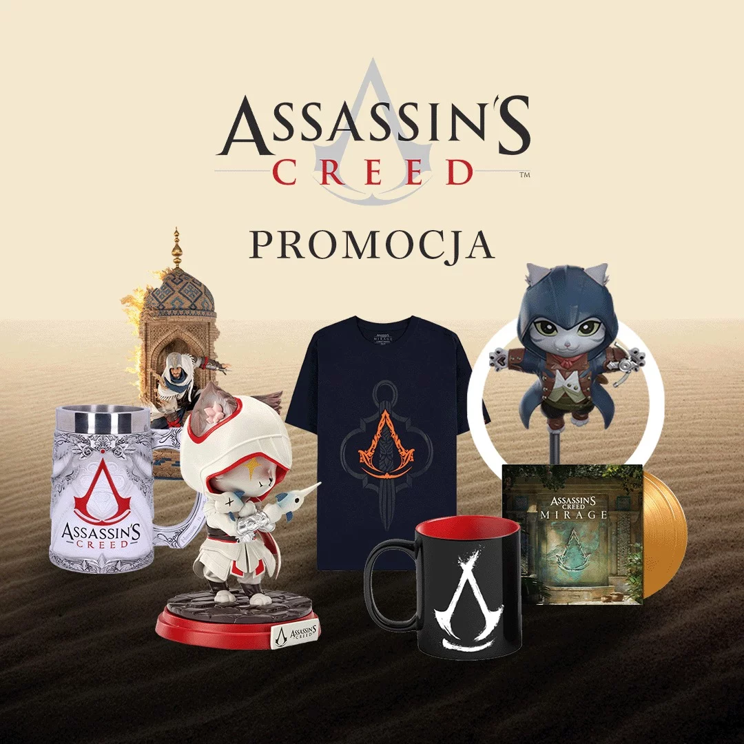 assassinscreed, merchandise, promocje, xzonepl