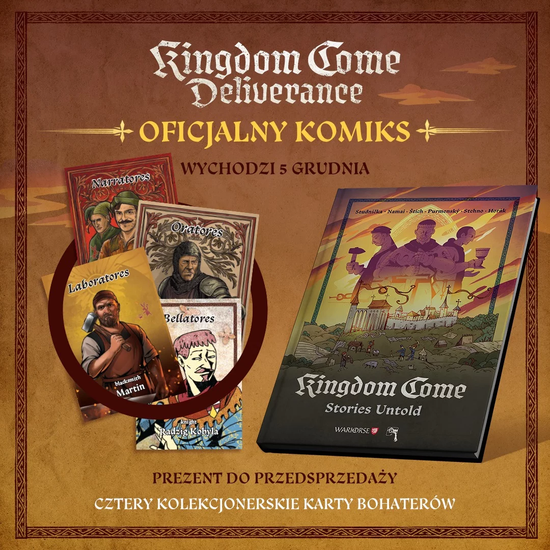 KingdomComeDeliverance, KCD, Komiks, Mikołajki, PrezentDlaGracza, RadzikKobyła, WarhorseStudios, xzonepl