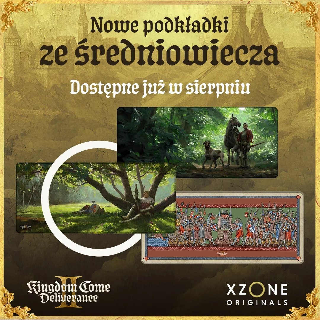 podkładkipodmysz, gaming, dlagraczy, kingdomcomedeliverance, setupgamingowy, xzonepl