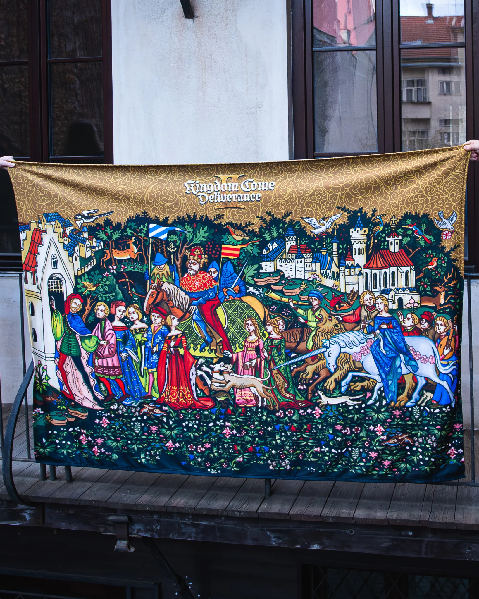 KingdomComeDeliverance2, KCD2, WarhorseStudios, KutnaHora, GamingRoom, JaskiniaGracza, Tapiseria, Dekoracje, xzonepl