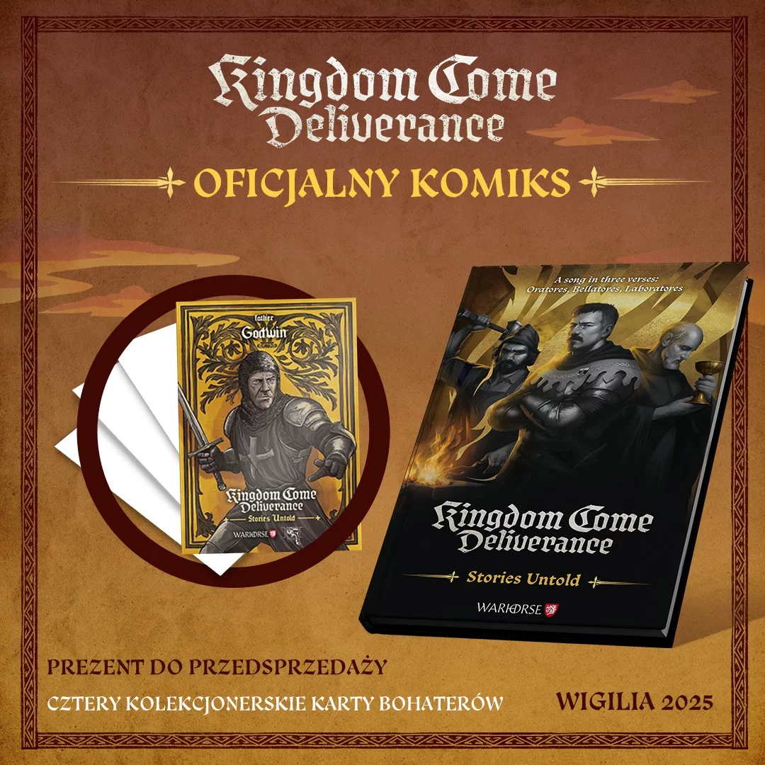 KingdomComeDeliverance, KCD, XzoneOriginals, WarhorseStudios, Komiks, HenrykZeSkalicy, Niespodzianka, xzonepl