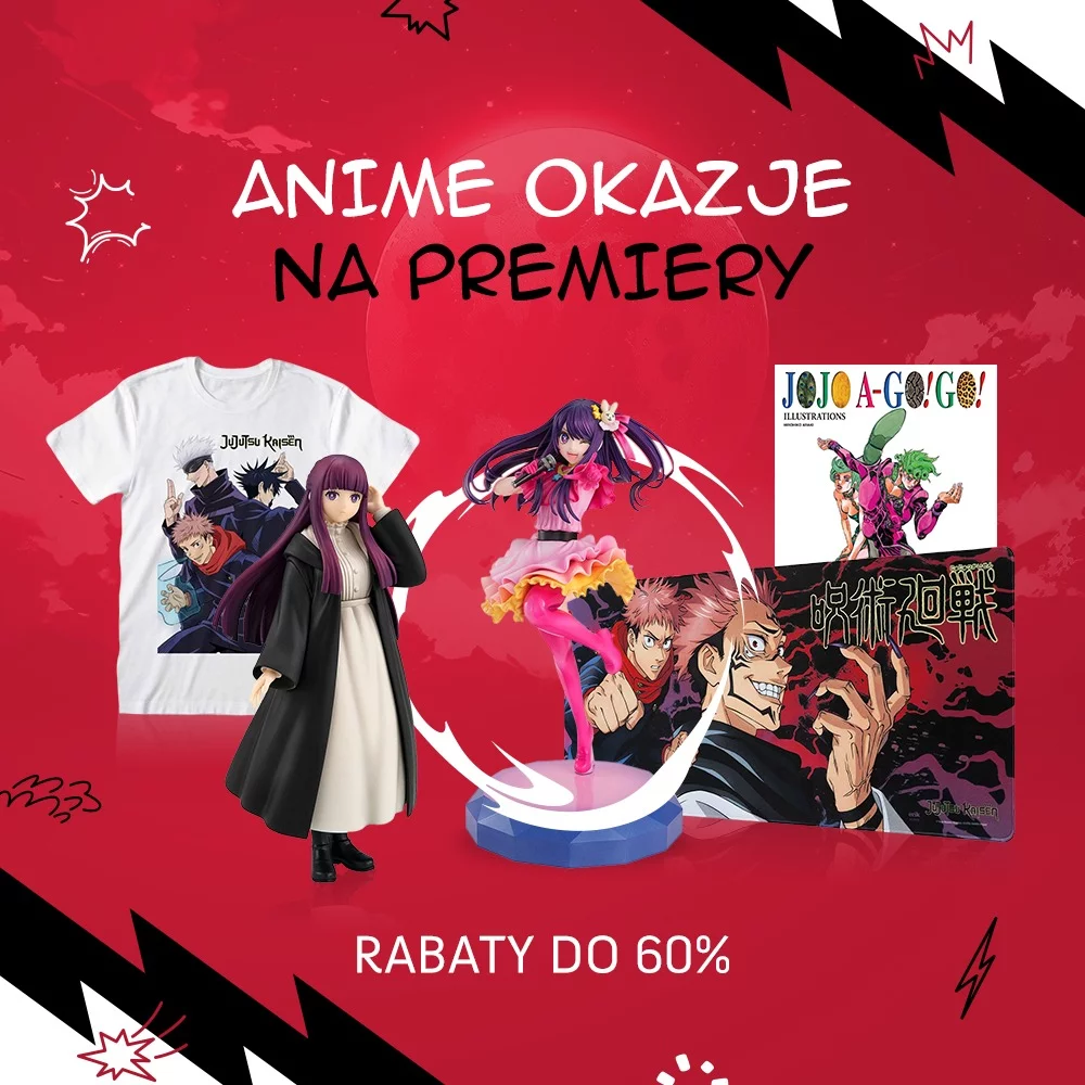 Anime, Manga, JujutsuKaisen, Frieren, OshiNoKo, HellsParadise, Promocja, Otaku, xzonepl