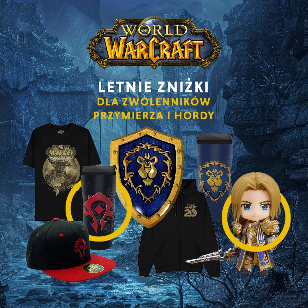 WorldOfWarcraft, ForTheAlliance, ForTheHorde, WarcraftPolska, MerchDlaGraczy, Promocja, GryKomputerowe, xzonepl