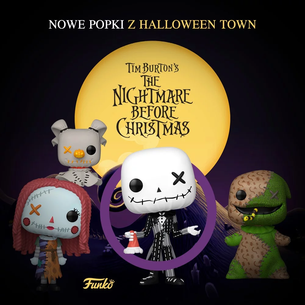 MiasteczkoHalloween, TheNightmareBeforeChristmas, JackSkellington, TimBurton, FunkoPOP, Halloween, Popkultura, xzonepl