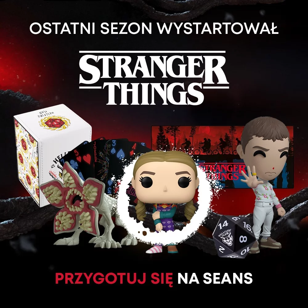 StrangerThings, StrangerThings5, StrangerThingsPolska, NetflixPolska, Hawkins, Jedenastka, Gadżety, Popkultura, xzonepl