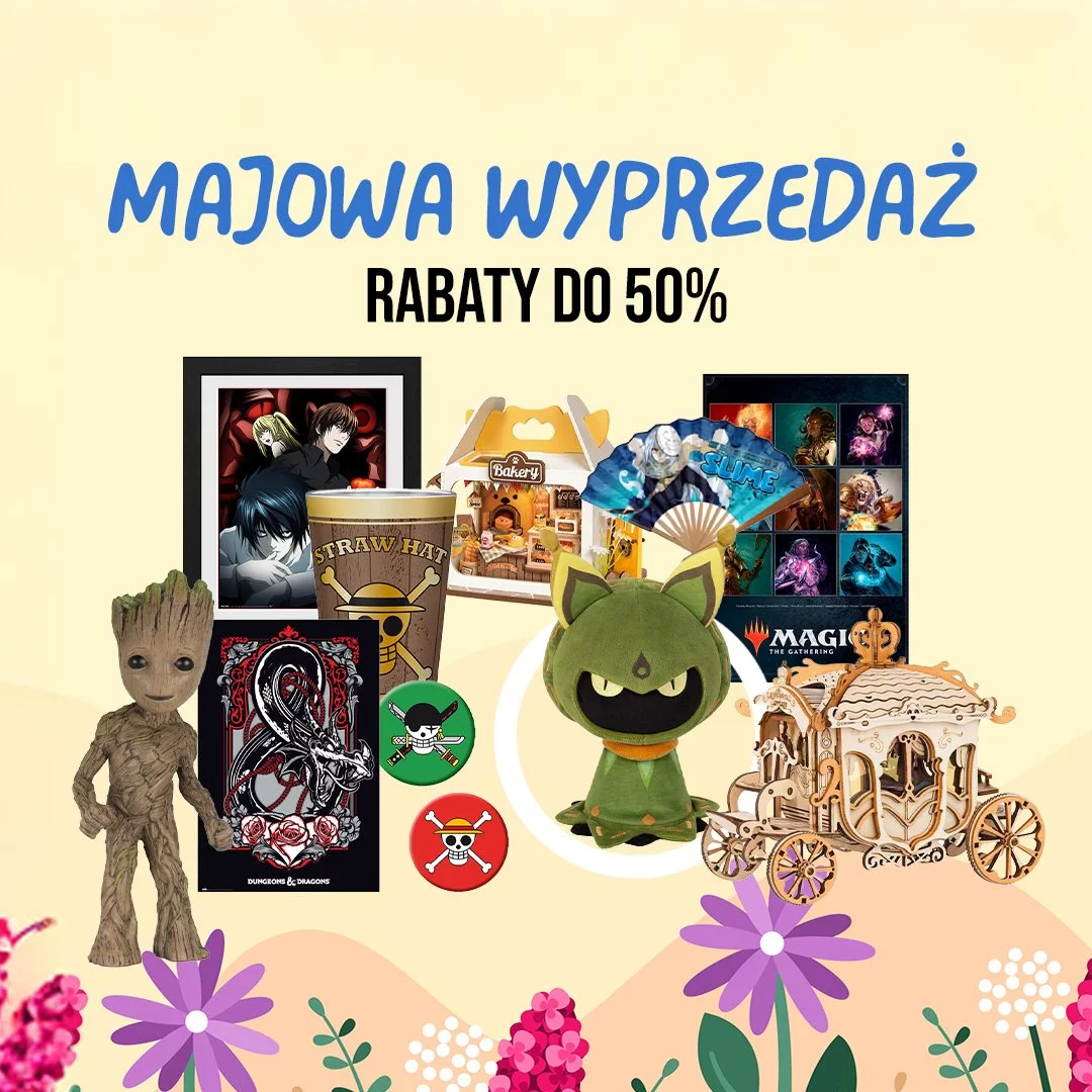 Majówka, MajowaWyprzedaż, Promocja, Zniżki, GryWideo, GadżetyDlaGraczy, Wyprzedaż, GeekPl, xzonepl