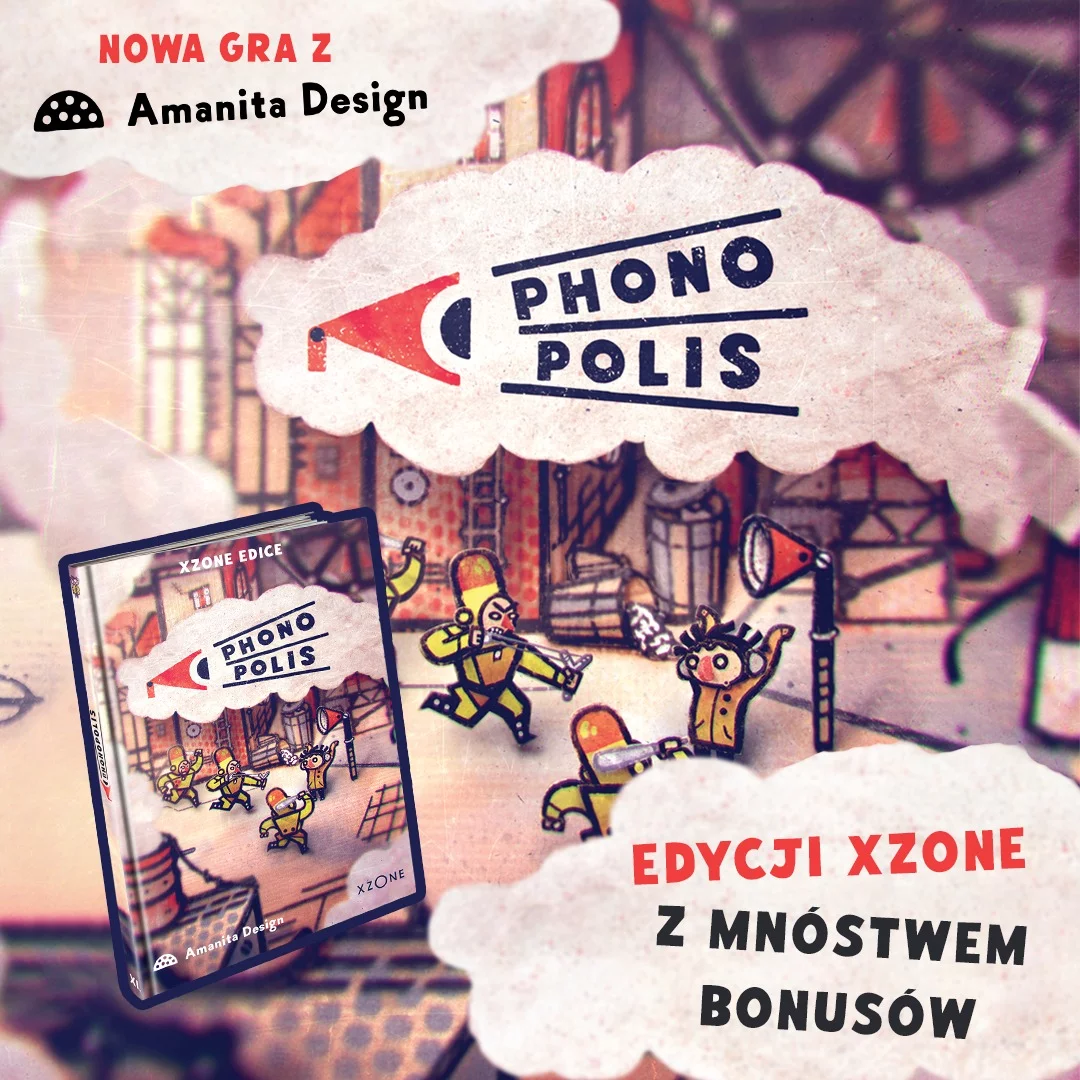 Phonopolis, AmanitaDesign, IndieGame, XzoneEdition, GraPudełkowa, Kolekcjoner, Przygodówka, SteamDemo, xzonepl