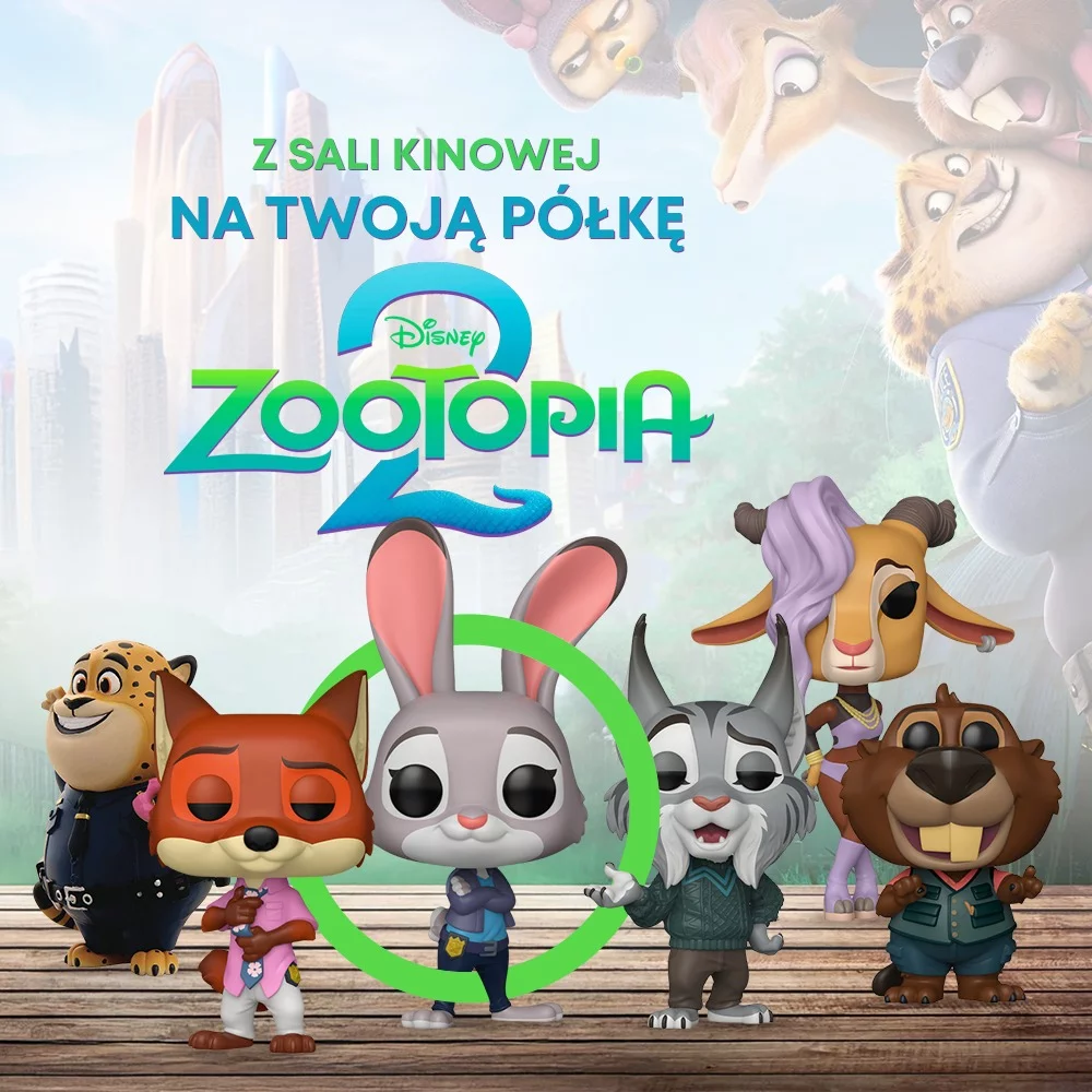 Zwierzogród2, Zootopia2, Disney, FunkoPOP, BeastKingdom, NickWilde, JudyHopps, DlaDzieci, Kolekcjoner, xzonepl