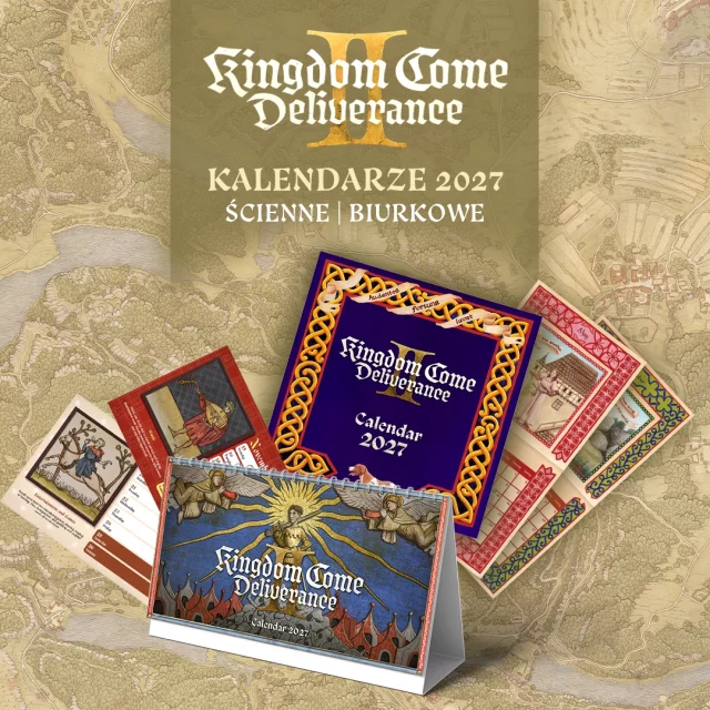 KingdomComeDeliverance, KCD2, WarhorseStudios, GadzetyDlaGraczy, Kalendarz, GryRPG, Henryk, xzonepl