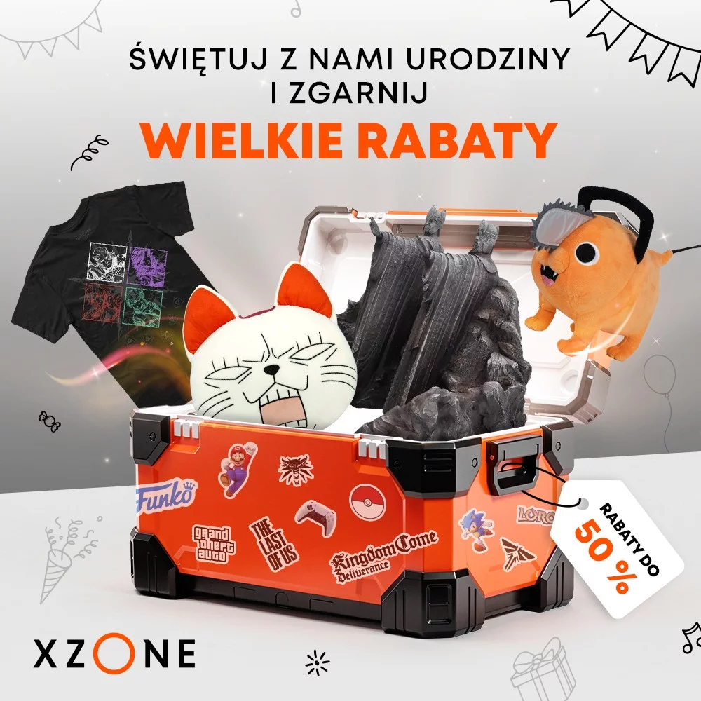 Xzone, UrodzinyXzone, Promocja, Zniżki, FunkoPOP, Figurki, GryWideo, Merch, Kolekcjoner, xzonepl