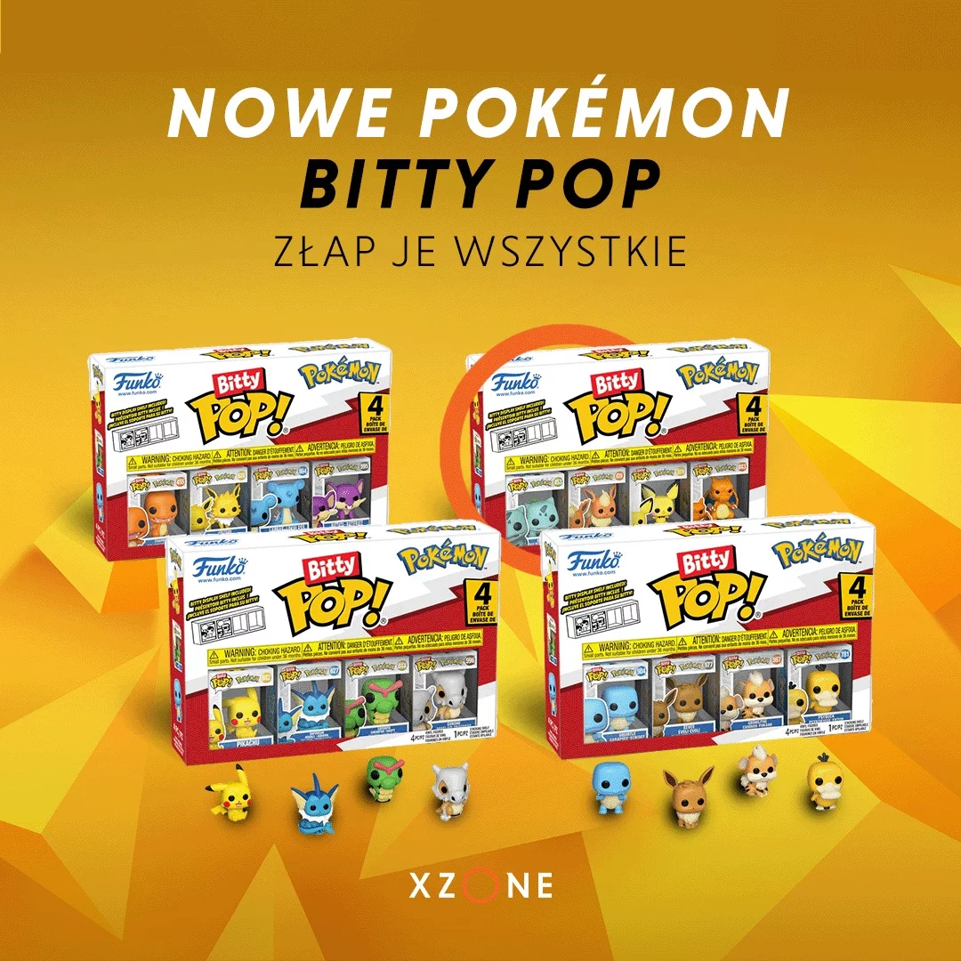 FunkoBittyPOP, Funko, FunkoPOP, Pokemon, ZłapJeWszystkie, TheSimpsons, Simpsonowie, SpiderMan, Marvel, figurkikolekcjonerskie, kolekcja, przedsprzedaż, Xzone, Pikachu, popkultura, geek, xzonepl