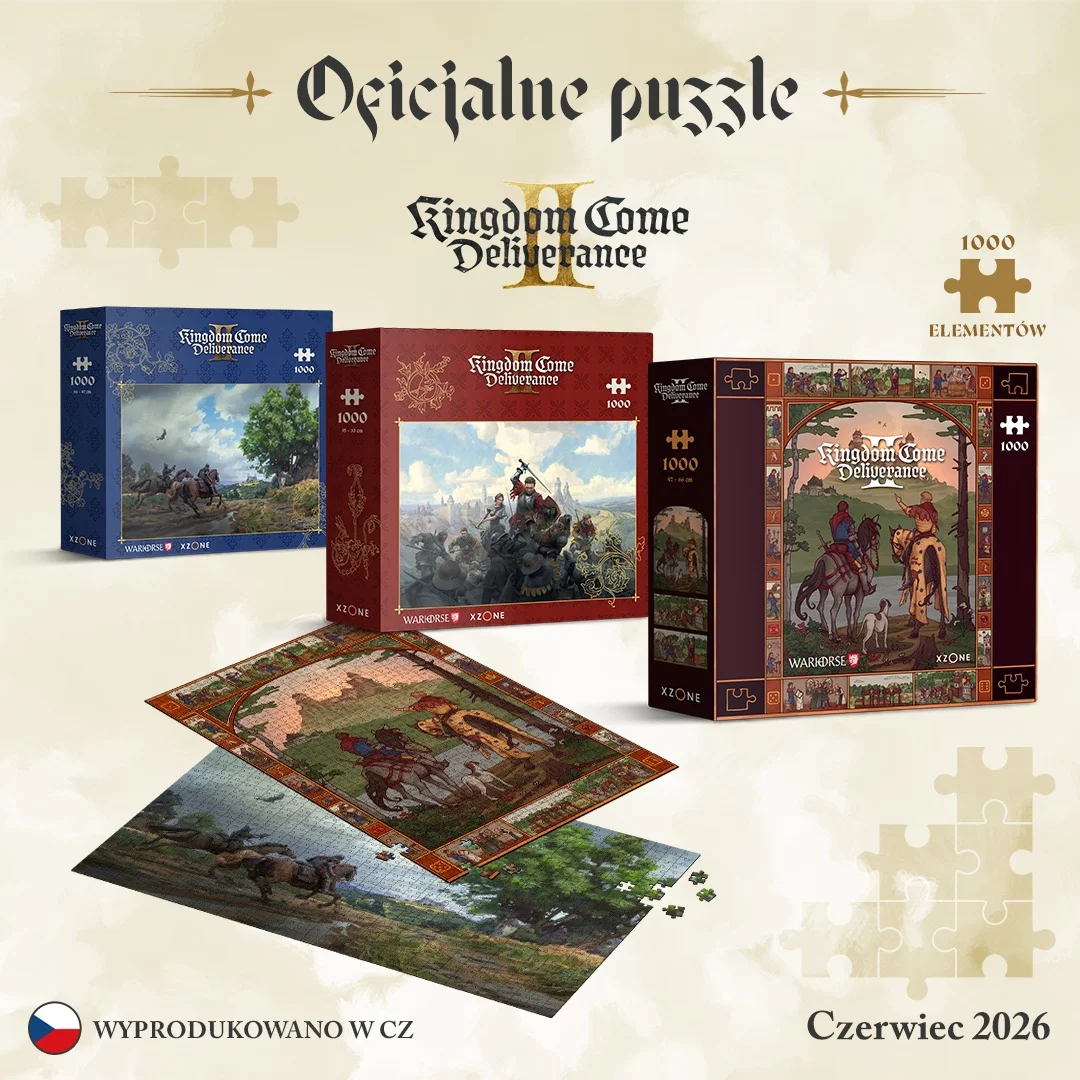 KingdomComeDeliverance2, KCD2, WarhorseStudios, Puzzle, Henryk, PanPtaszek, GryWideo, Kolekcjoner, xzonepl