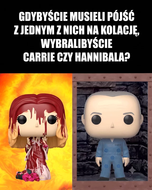HorrorPolska, FunkoPopPolska, FigurkiKolekcjonerskie, HannibalLecter, Carrie, KinoGrozy, Przedsprzedaż, xzonepl