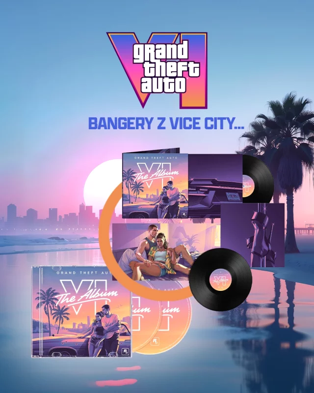 GrandTheftAuto, ViceCity, MuzykaZGier, WinyleZGier, Kolekcjonerstwo, GadzetyDlaGraczy, RockstarGames, xzonepl