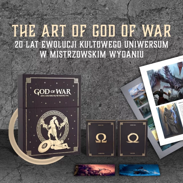 GodOfWar, Kratos, Artbook, GryWideo, PlayStationPolska, Kolekcjonerstwo, GadzetyDlaGraczy, xzonepl