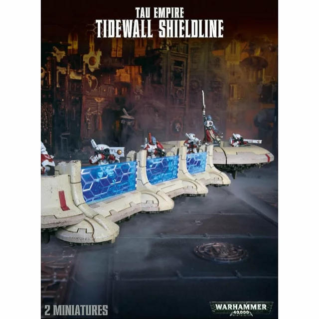 W40k: Tau Empire Tidewall Shieldline (2 figurky)