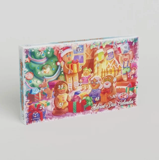 Adventní kalendář Advent Dice Calendar 2024 (Q-Workshop) dupl