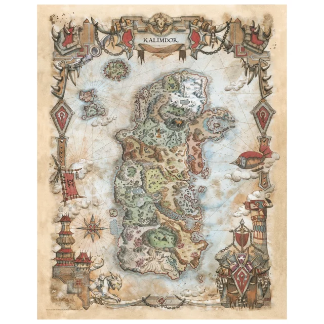Art Print World of Warcraft - Limited Edition Lithograph Set - Plakat