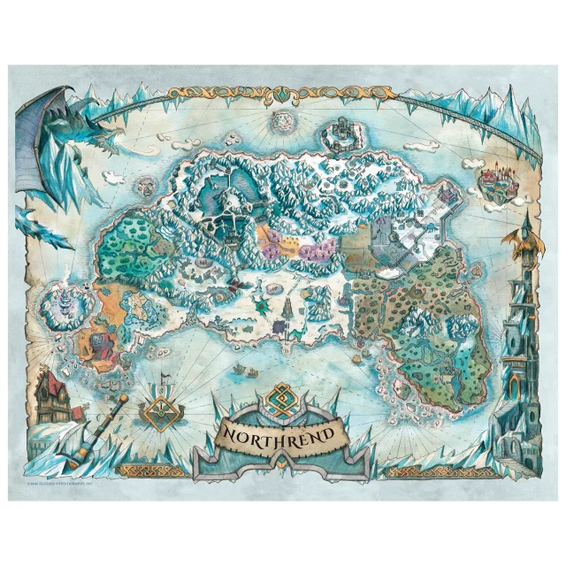 Art Print World of Warcraft - Limited Edition Lithograph Set - Plakat