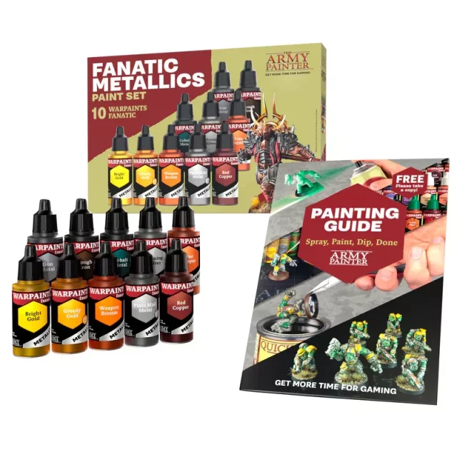 Zestaw farb Army Painter - Warpaints Fanatic Washes Metallics Set - Warhammer 40000