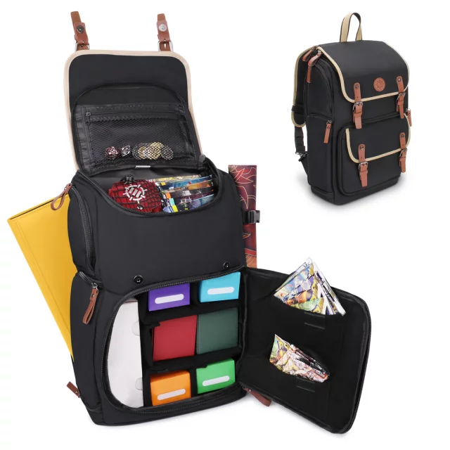 Batoh ENHANCE - Board & Puzzles Games Tower Backpack (Black) dupl