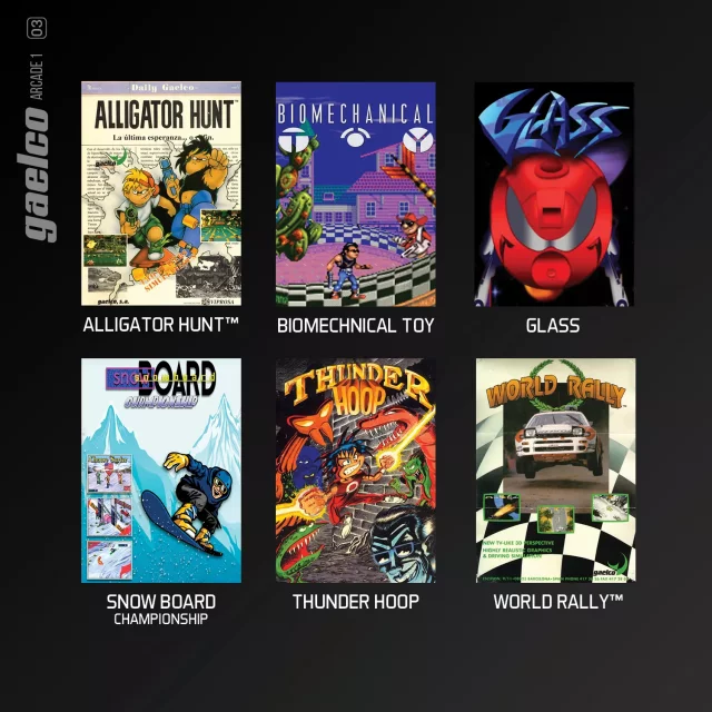 Cartridge do retro konsoli Evercade - Gaelco Arcade 1