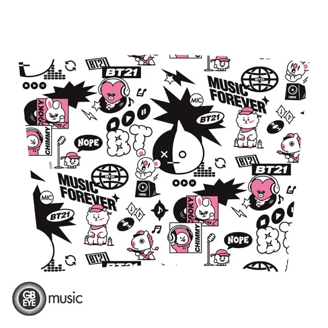 Hrnek BT21 - Space XL (měnící se) dupl