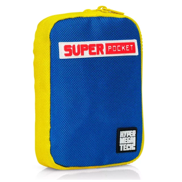 Etui podróżne na retro konsolę Super Pocket (wariant niebiesko-żółty) - Akcesoria