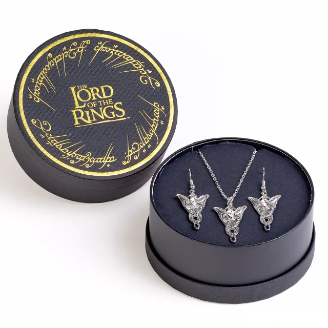 Dárkový set Harry Potter - Arwen Evenstar (přívěsek, naušnice) - Kolczyki