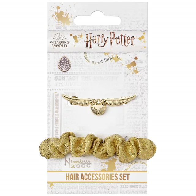 Dárkový set Harry Potter - Golden Snitch (gumička, spona) - Długopis