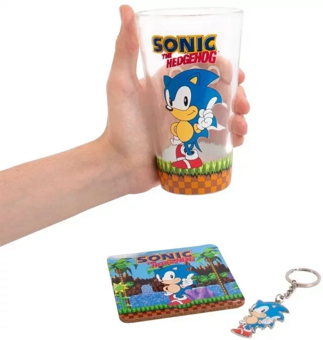 Dárkový set Sonic - hrnek a ponožky dupl