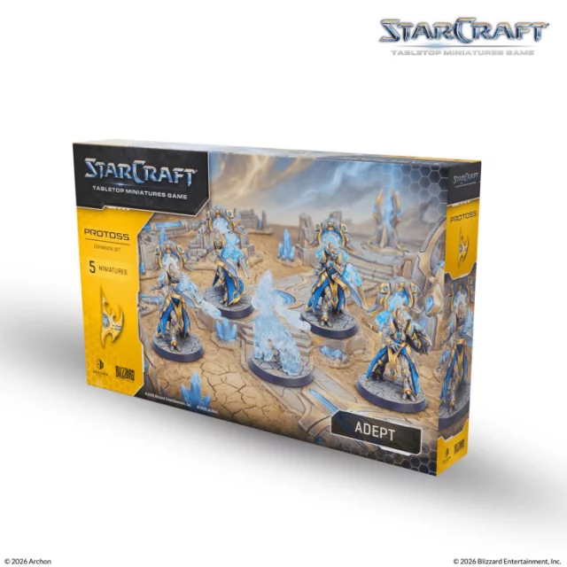 Desková hra StarCraft - Tabletop Miniature Game - Zealot - Expansion Set (3 figurky) dupl