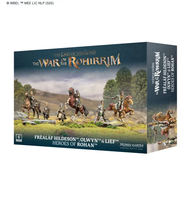 Desková hra The Lord of the Rings - Middle-Earth Strategy Battle Game: The War of the Rohirrim - King of Rohan (2 figurky) dupl