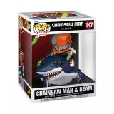 Figurka Chainsaw Man: Reze Arc - Chainsaw Man & Beam (Funko POP! Rides 147)