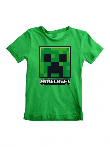Minecraft Dziecięca Koszulka Creeper Face