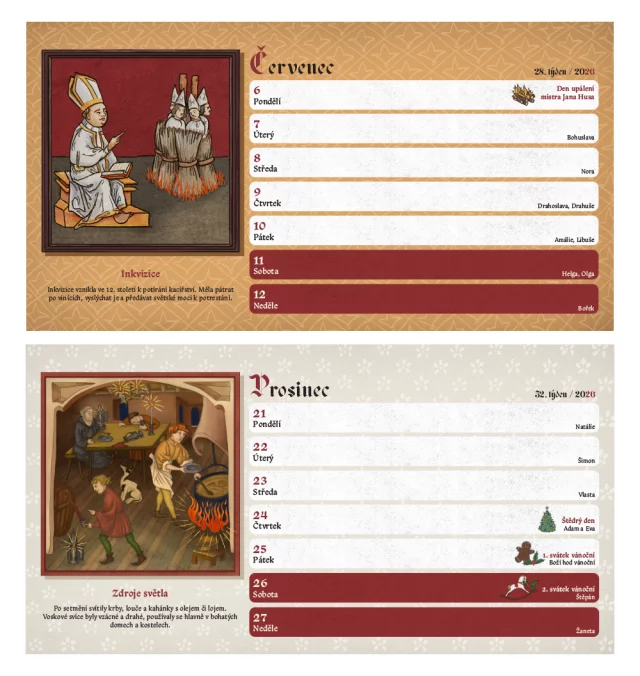 Kalendář Kingdom Come: Deliverance II 2026 (nástěnný) CZ dupl