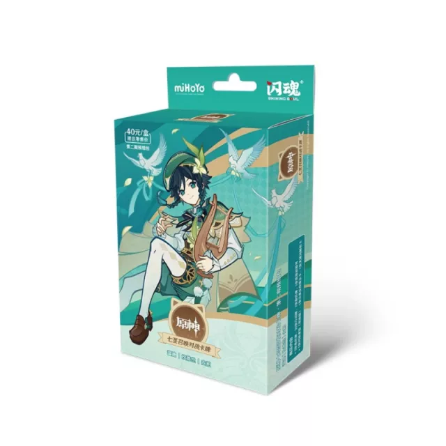 Gra karciana Genshin Impact TCG - Pre-Built Starter Deck Venti (CN) - Kolekcjonerska gra karciana TCG