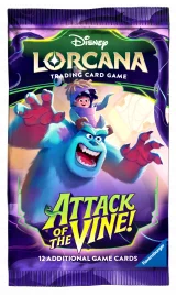 Gra karciana Lorcana: Attack of the Vine - Booster (12 kart) - Disney