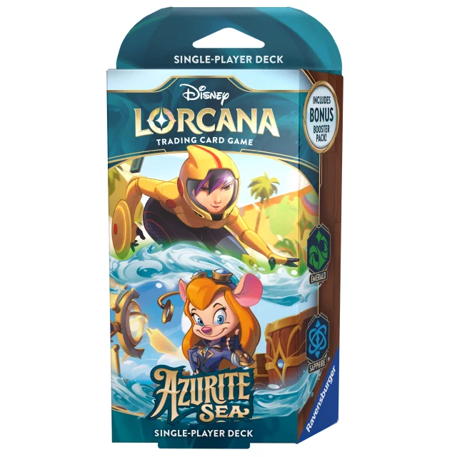 Karetní hra Lorcana: Azurite Sea - Amber / Ruby Starter Deck dupl