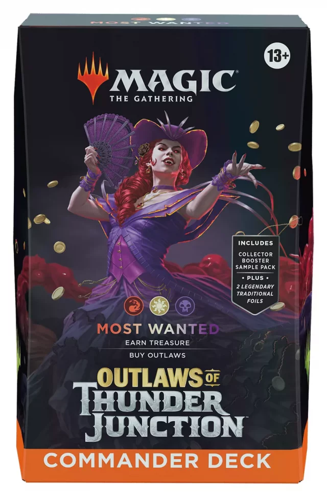 Karetní hra Magic: The Gathering Outlaws of Thunder Junction - Grand Larceny Commander Deck dupl