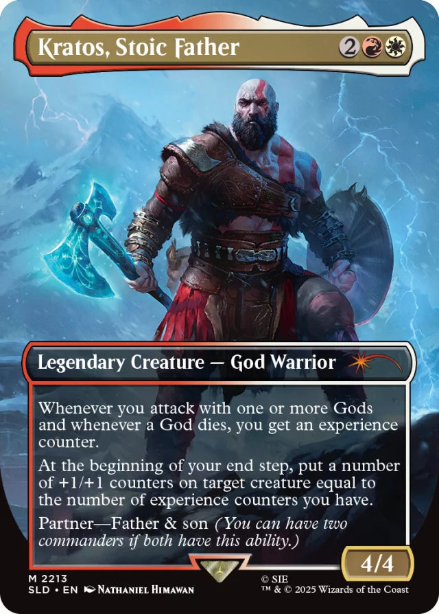 Karetní hra Magic: The Gathering Secret Lair x God of War: Greek dupl