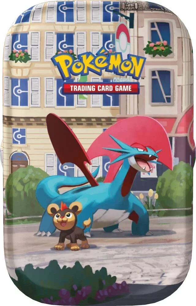 Karetní hra Pokémon TCG - Salamence Lumiose City Mini Tin