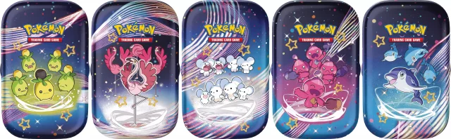 Gra karciana Pokémon TCG: Scarlet & Violet Paldean Fates - Mini Tin: Flamigo - Pokémon TCG: Scarlet & Violet - Paldean Fates