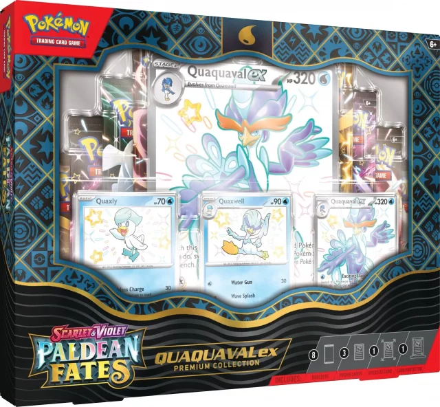 Karetní hra Pokémon TCG: Scarlet & Violet Paldean Fates - Premium Collection: Skeledirge ex dupl