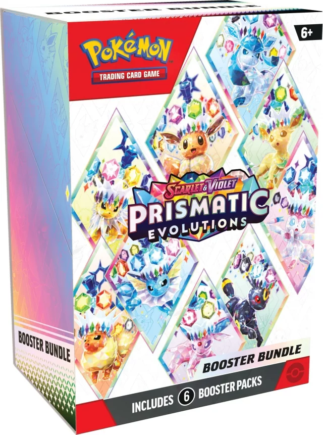 Gra karciana Pokémon TCG: Scarlet & Violet Prismatic Evolutions - Booster Bundle (6 boosterów) ENG